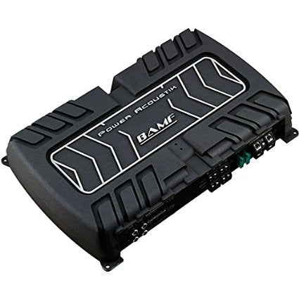 Power Acoustik BAMF4 1200W 4-Channel Car Amplifier - High Power BAMF Series Audio Amp for Car Stereo System | Perfect for Car Audio Upgrades, Bass Boost & Sound System Enhancement