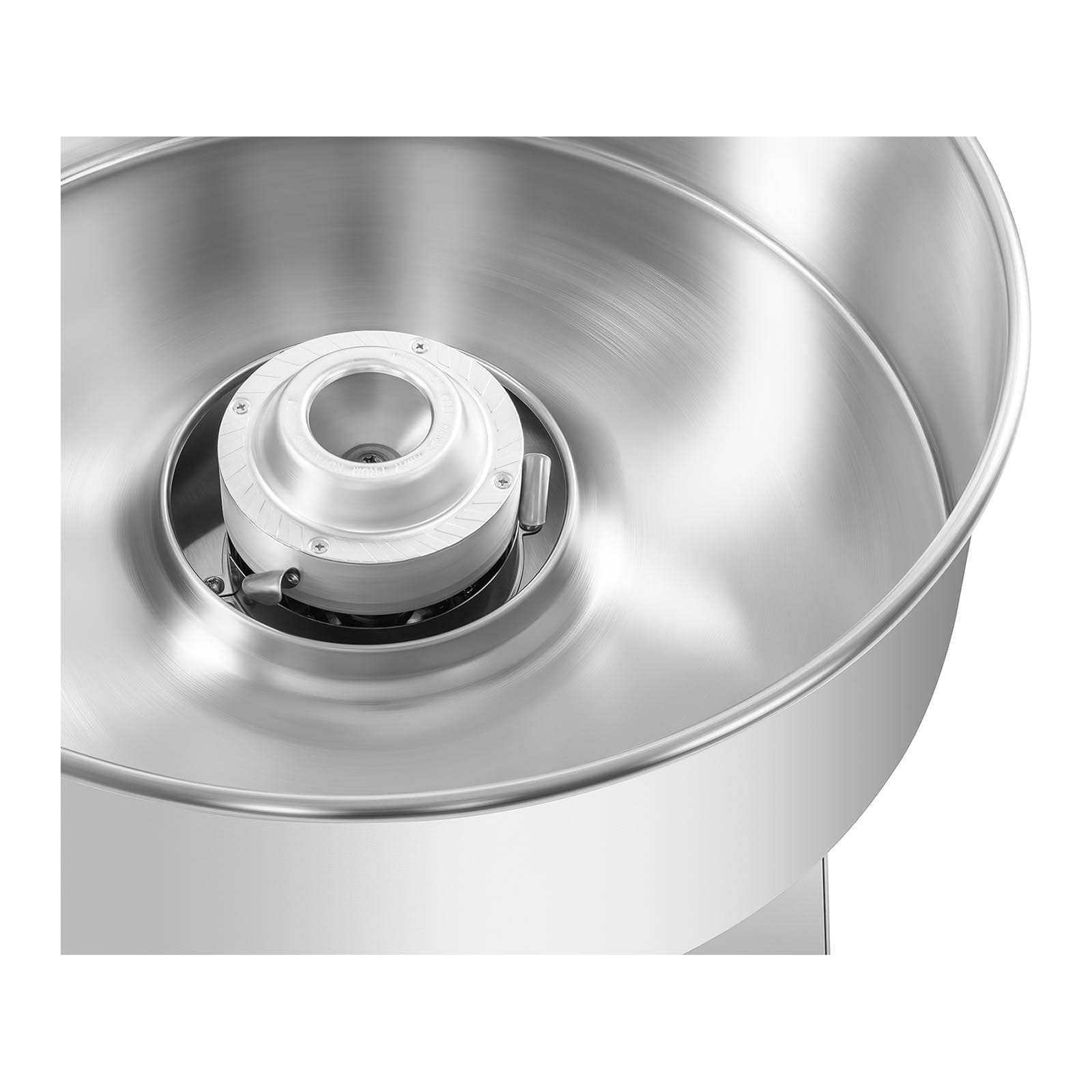 Royal Catering RCZK-1030-W Professional Cotton Candy Machine (52 cm Diameter, 1030W, 1 Unit/30 Seconds, Stainless Steel) - Perfect for Parties, Carnivals, and Events