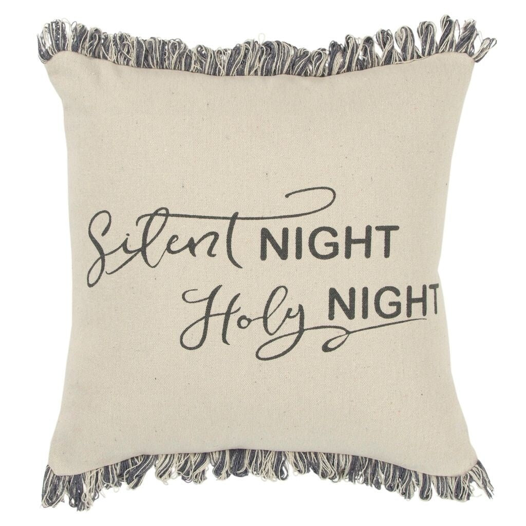 Silent Night Holy Night Down Pillow - Ultra Soft Hypoallergenic Down Alternative Pillow for Side, Back & Stomach Sleepers - Perfect for Christmas Gifts & Cozy Bedroom Decor