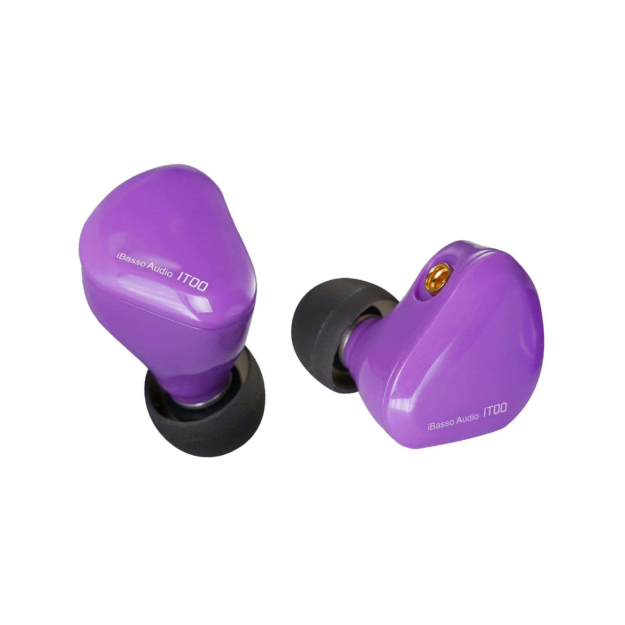 iBasso IT00 High-Fidelity In-Ear Monitor Earbuds with Graphene Drivers - Professional Audiophile Sound Quality (Purple) | Perfect for Studio Recording, Live Performances & Critical Listening