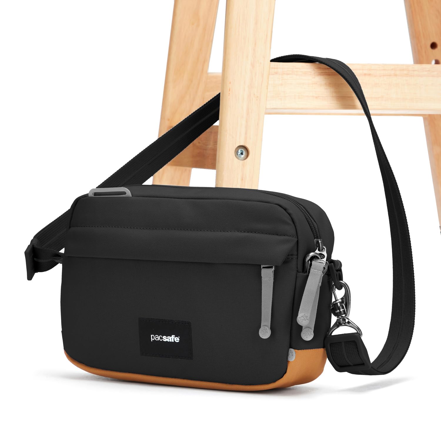 Pacsafe Go Anti-Theft Crossbody Bag - Secure & Stylish Travel Purse for Women & Men - Perfect for Commuting, Shopping & Sightseeing