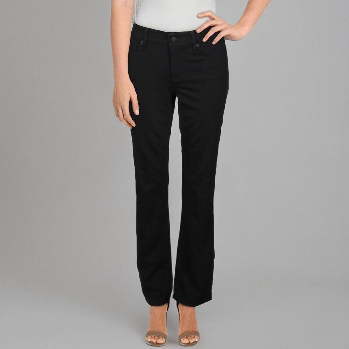 NYDJ Women’s Marilyn Straight Leg Ponte Knit Pants - Comfortable Work Pants for Office & Business Casual Wear