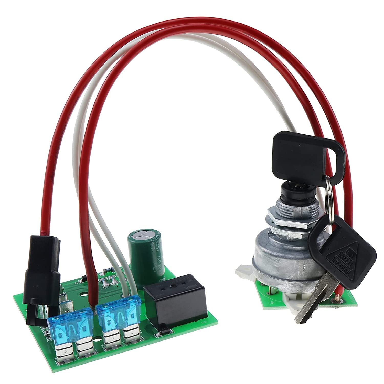 Solarhome AM122913 Starter Ignition Key Switch Module - Compatible with John Deere 325 335 345 Lawn & Garden Tractors (Serial# Below 070000) - Perfect for Tractor Maintenance & Repair