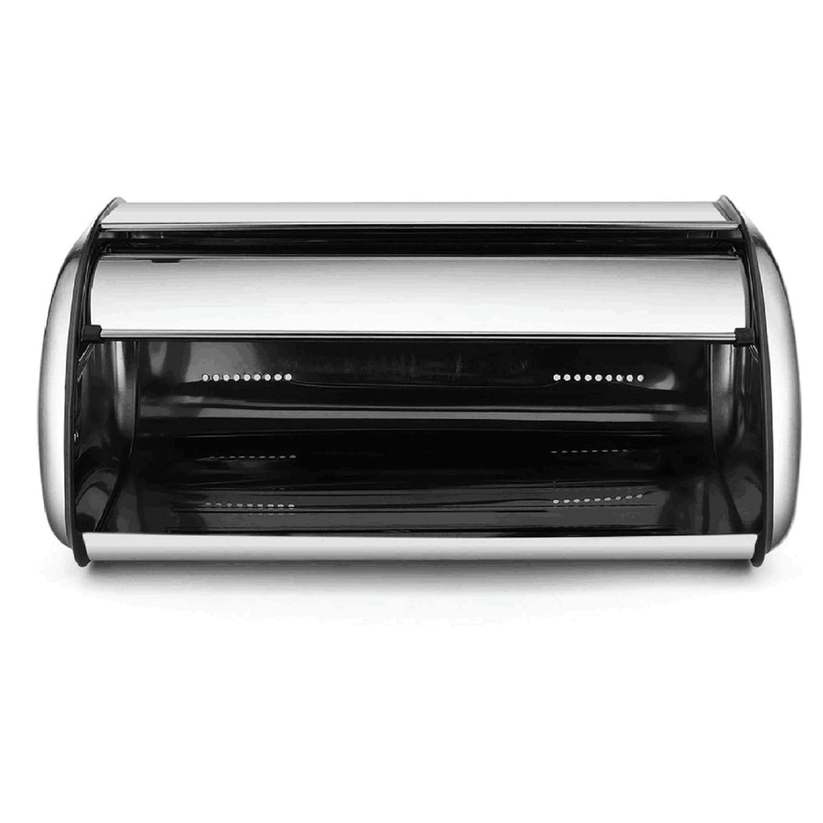 Bemodst 304 Stainless Steel Bread Box with Pull-Out Flip Lid - Grey Kitchen Bread Storage Container for Freshness & Pest Protection | Perfect for Countertop, Pantry & Bakery Organization