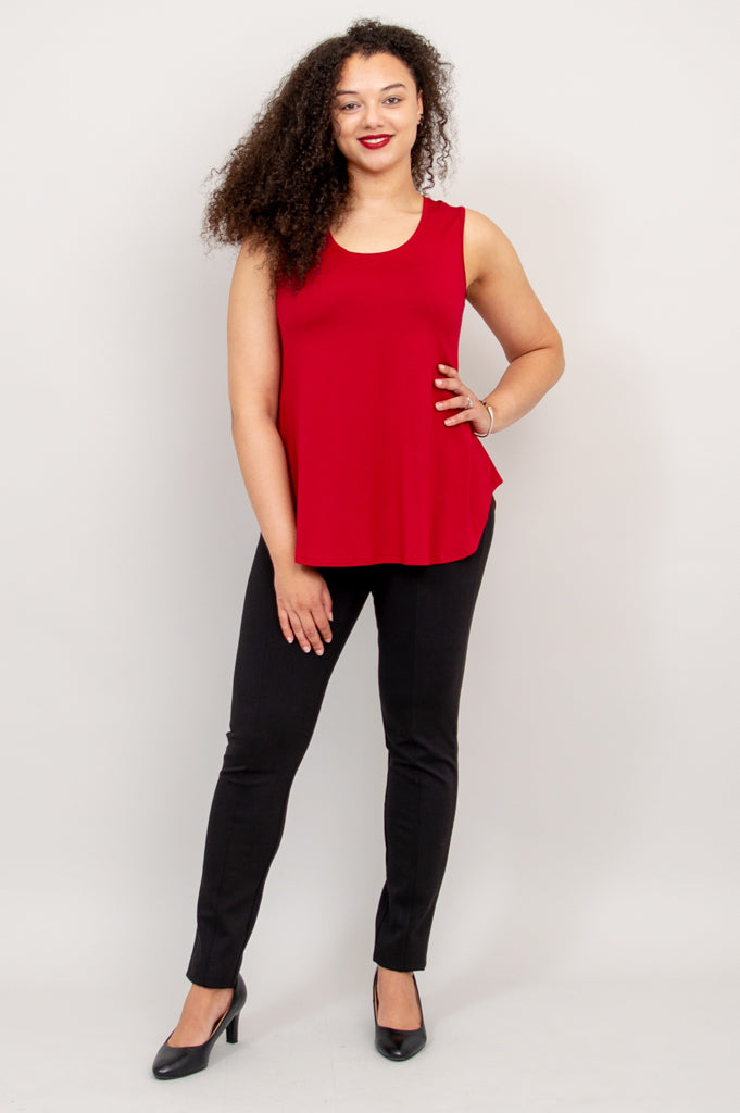 Stylish Jazz Tank Top with Lipstick Print - Soft Bamboo Fabric for Women - Perfect for Concerts, Parties & Casual Wear