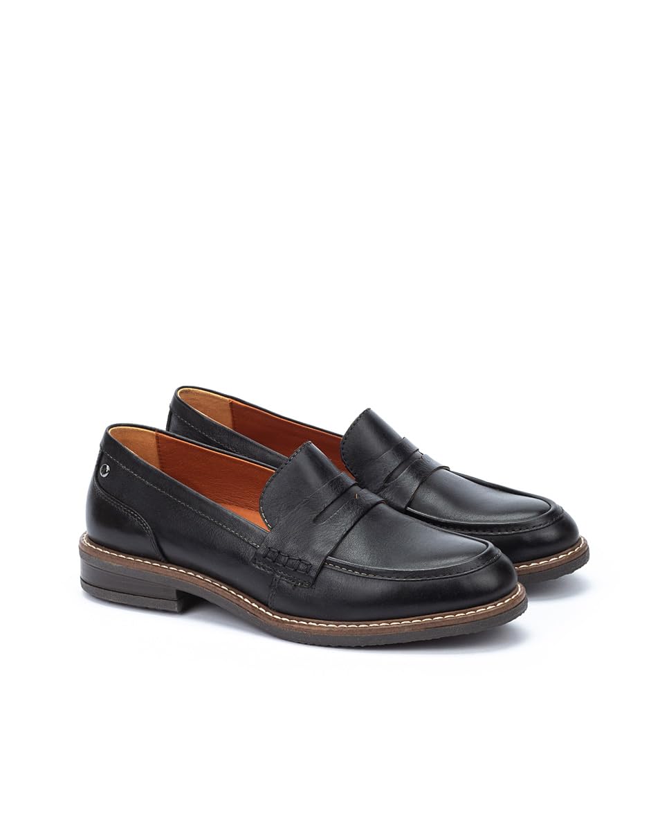 PIKOLINOS Women's Aldaya Leather Loafers - Comfortable & Stylish Slip-On Shoes for Work, Travel & Casual Wear