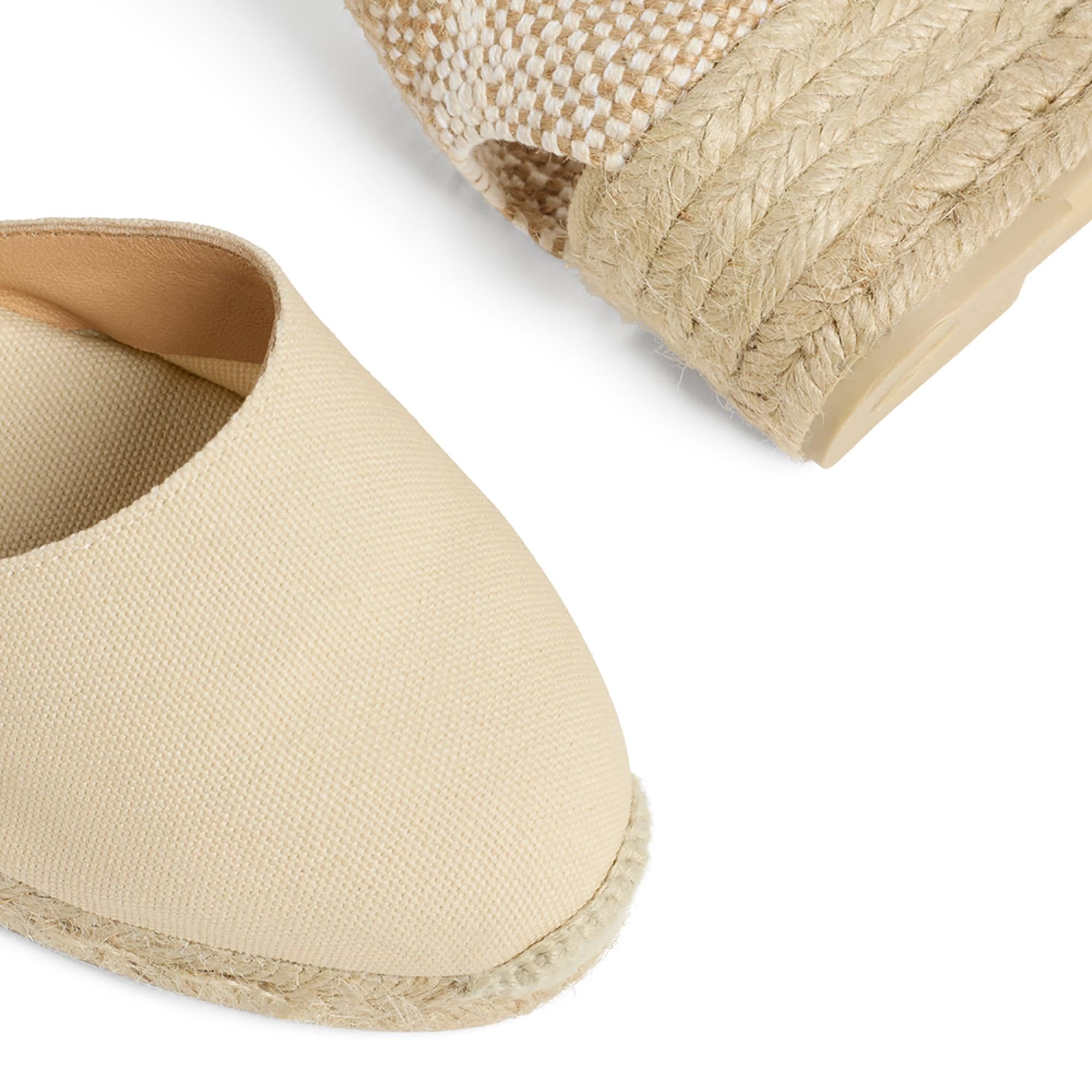 Castañer Women's Espadrilles - Comfortable Summer Wedge Sandals for Beach, Vacation & Casual Outfits | Breathable Canvas & Jute Sole