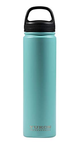 Yukon Outfitters 25 oz Insulated Stainless Steel Water Bottle - Leak Proof, BPA Free - Perfect for Hiking, Camping & Outdoor Adventures