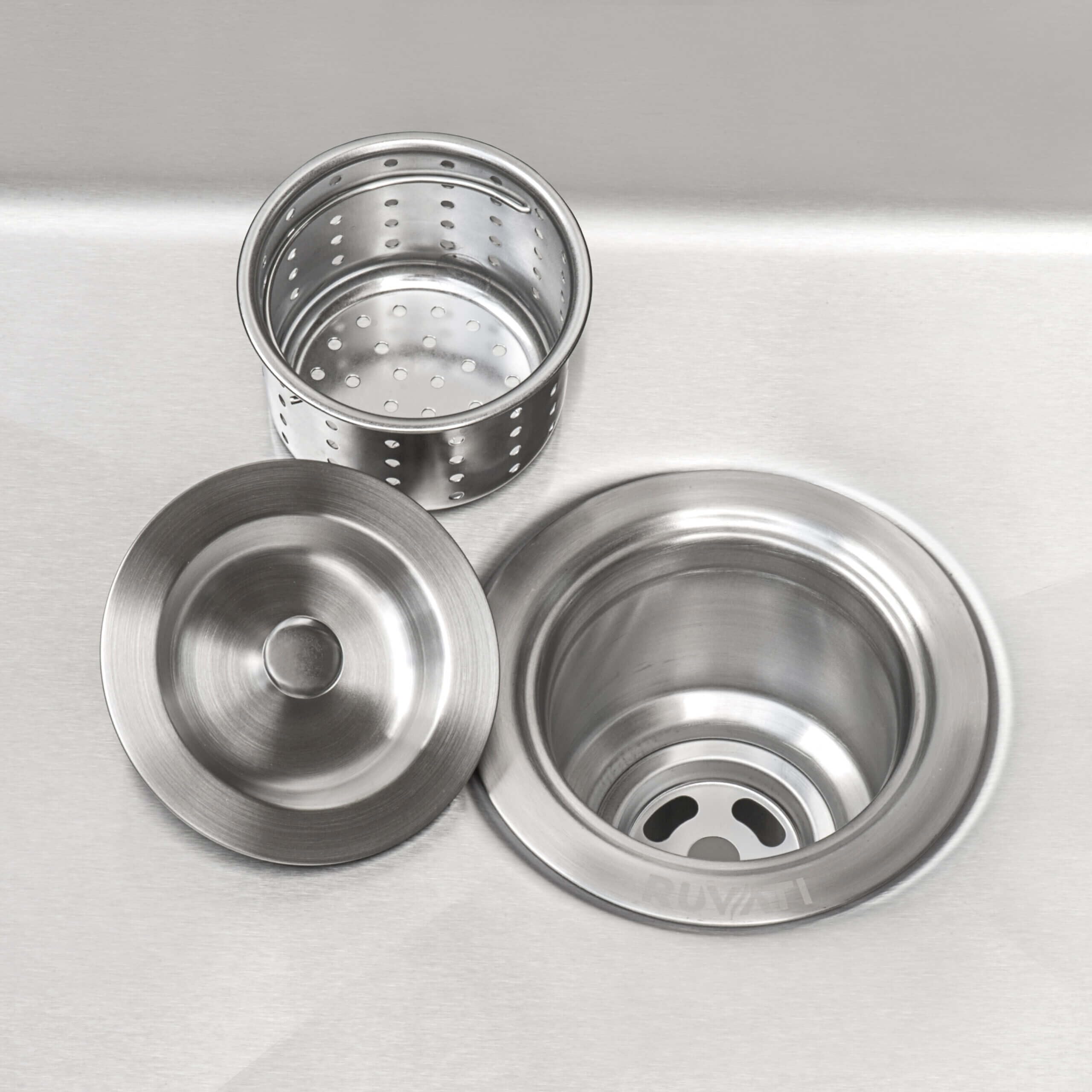 Ruvati 25 x 22 x 12 Inch Drop-in Topmount Stainless Steel Utility Sink - 16 Gauge Deep Single Bowl Laundry Room & RV Sink (Model RVU6010) - Perfect for Laundry Rooms, Basements, Garages & RV Camping