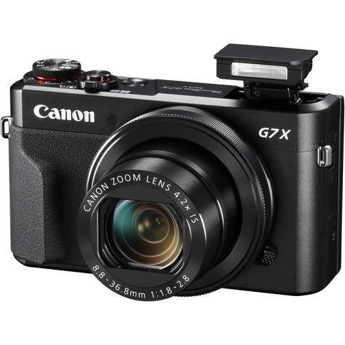 Canon PowerShot G7 X Mark II Digital Camera 20.1MP 4.2x Zoom - Vlogging, Travel & Street Photography Camera with 4K Video & Flip Touch Screen