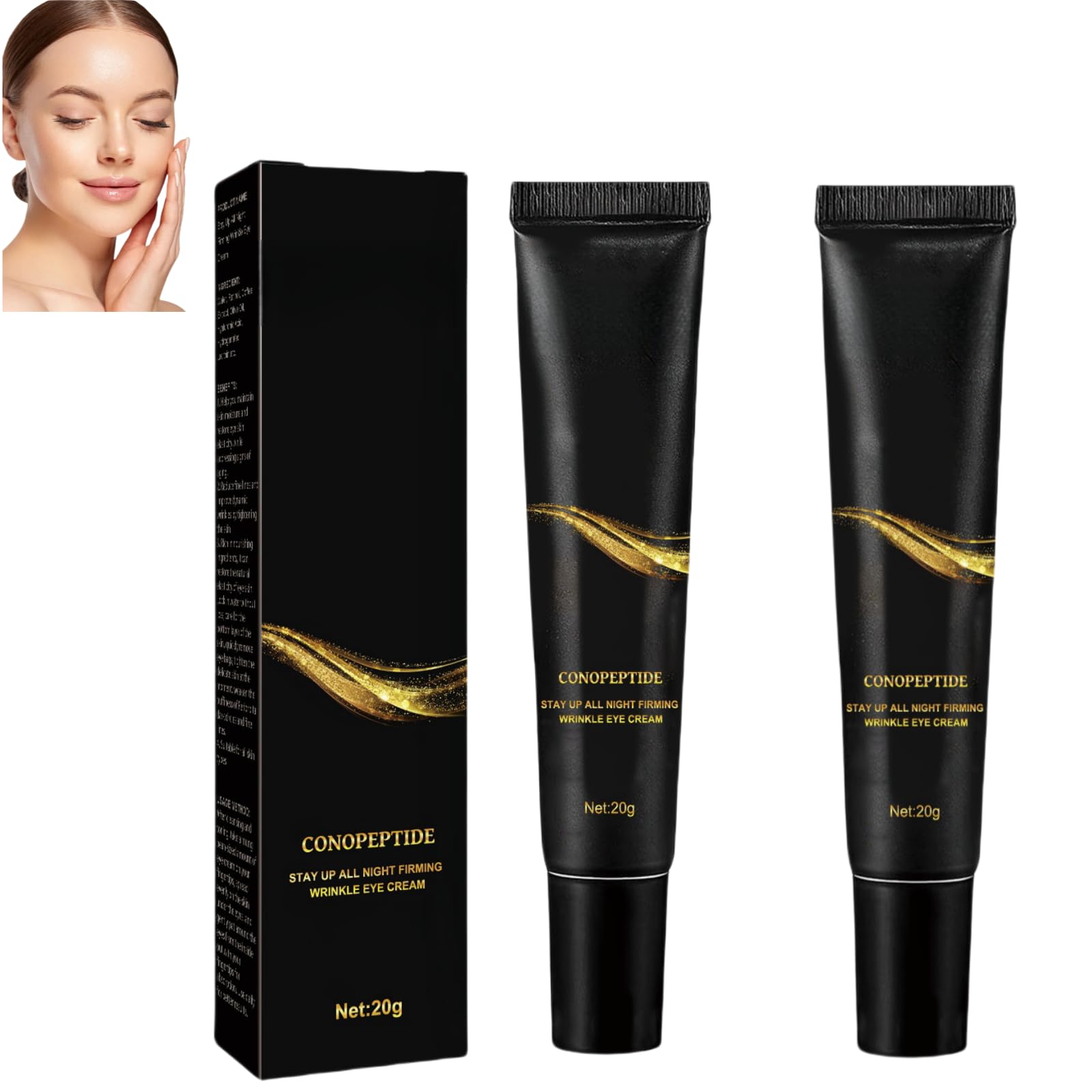 Chromoscopic Eye Firming Cream - Ceylon Fast-Acting Eye Bag & Puffiness Repair Cream for Dark Circles & Wrinkles | Day & Night Use for Brighter, Youthful Eyes