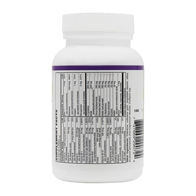 BariatricPal Hair, Skin & Nails Formula Supplement - 90 Count Tablets for Stronger Hair, Healthy Skin & Nails - Post-Bariatric Surgery & Weight Loss Support
