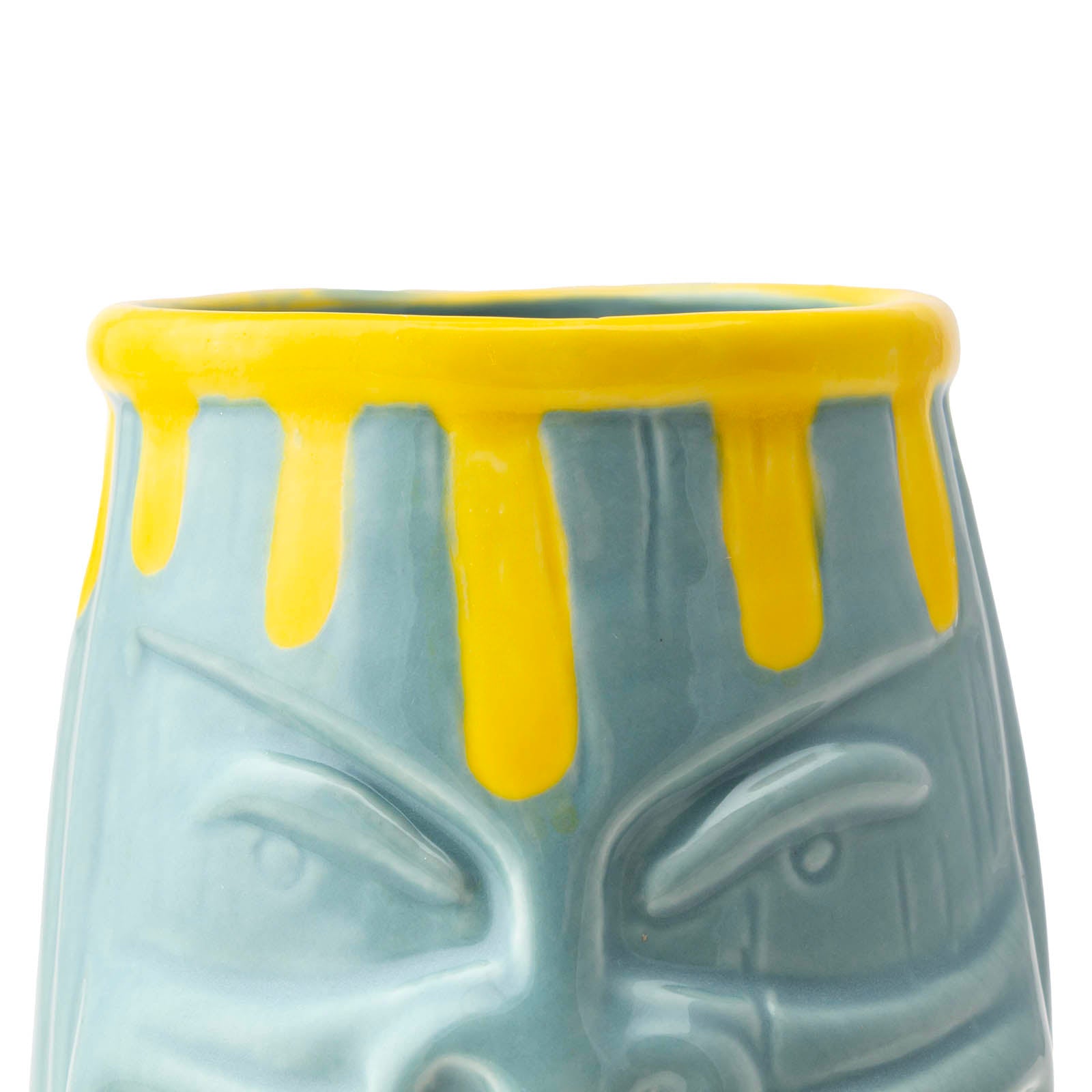 BarConic® 12 oz Tiki Glasses - Tropical Themed Cocktail Cups for Margaritas, Pina Coladas & Summer Drinks - Perfect for Luau Parties, Beach Bars & Hawaiian Themed Events