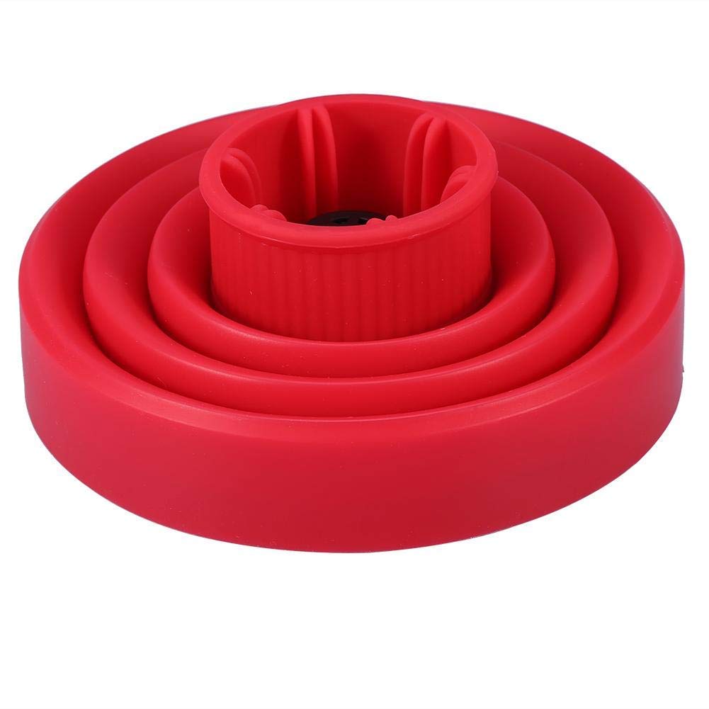 Professional Foldable Hair Dryer Diffuser for Curly Hair - Styling Hairdressing Tool with Red Cover | Perfect for Home Salon, Travel & Daily Curly Hair Care