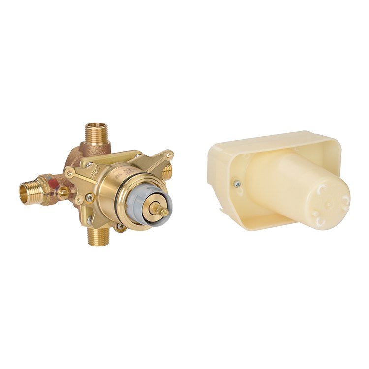 1/2 Inch Thermostatic Shower Valve - Anti-Scald Temperature Control for Bath & Shower - Perfect for Bathroom Renovation & Water Conservation