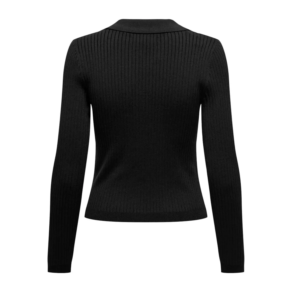 Vero Moda Kaya Polo Knit Shirt for Women - Red & Black Colors | Casual & Office Wear | Perfect for Work, Dates & Everyday Outfits