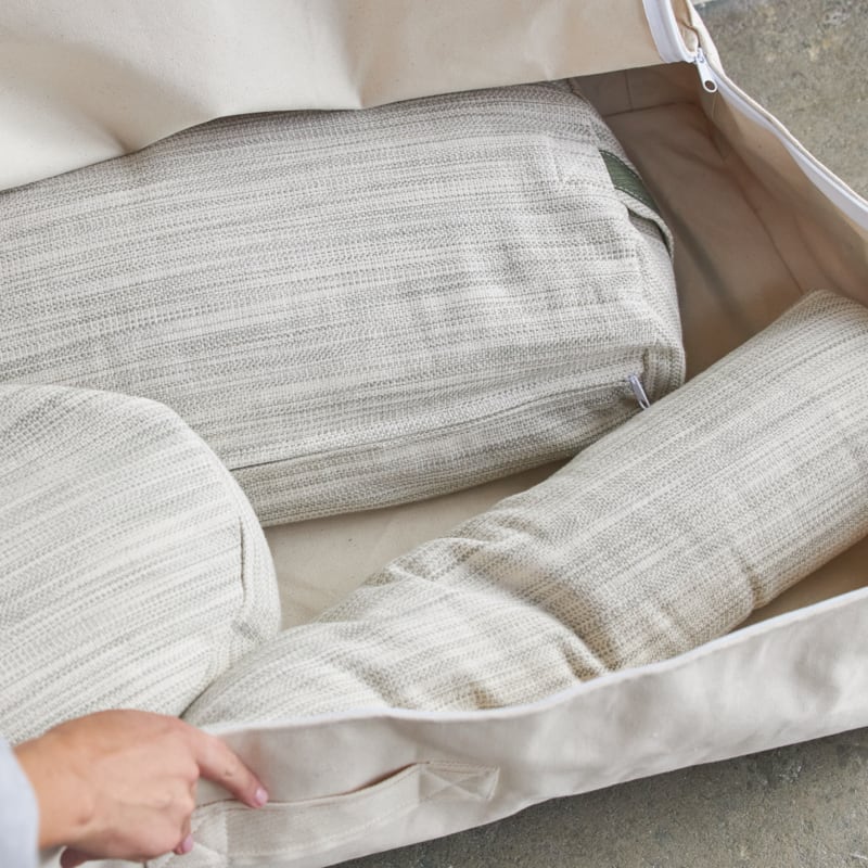 Natural Canvas Storage Bag - Eco-Friendly Cotton Organizer for Home, Travel & Office | Perfect for Clothes, Toys & Accessories