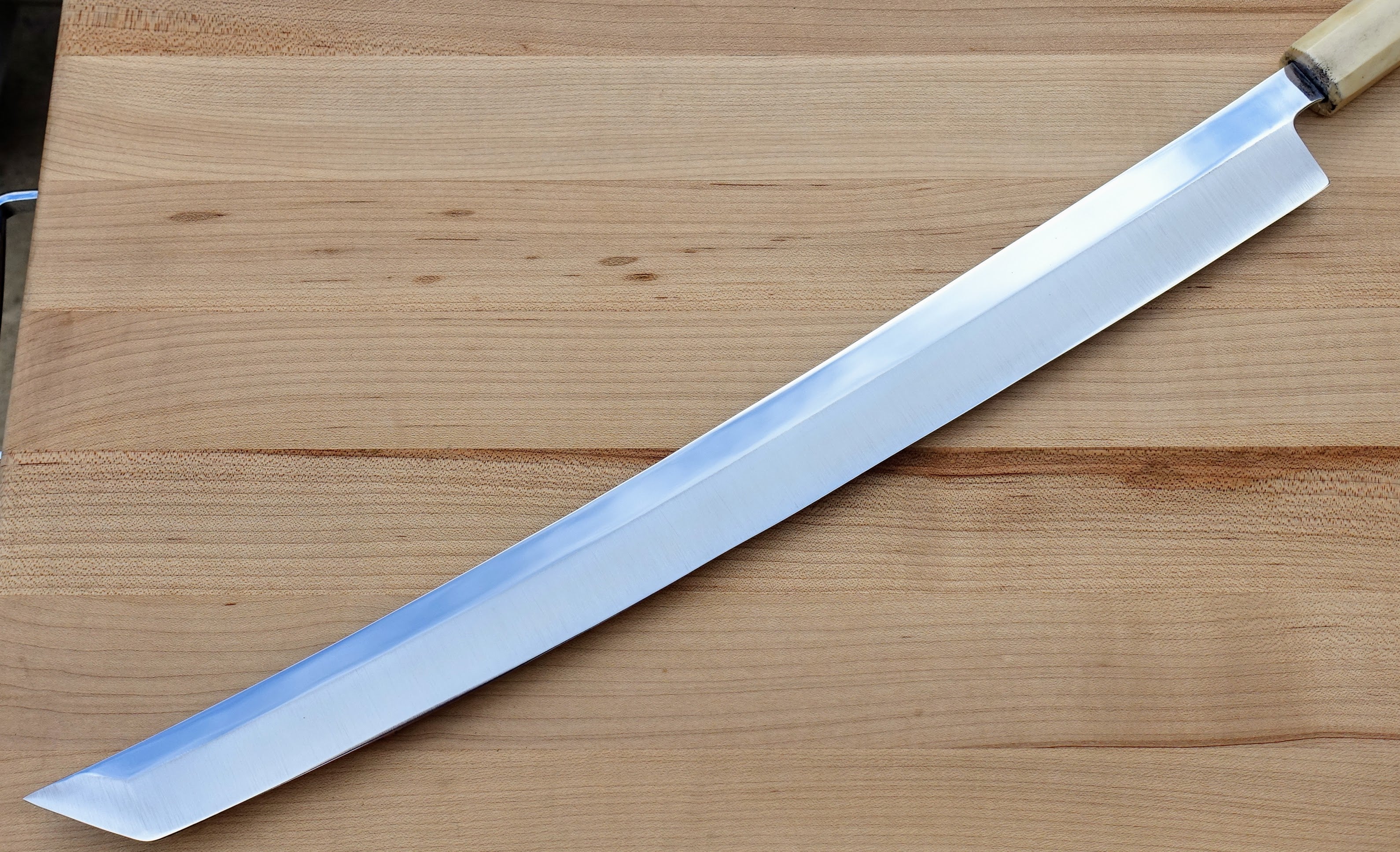 Premium Narra 450mm N690 Cobalt Tuna Sword - High-Performance Japanese-Style Fishing Knife for Sashimi, Sushi Preparation & Outdoor Adventures