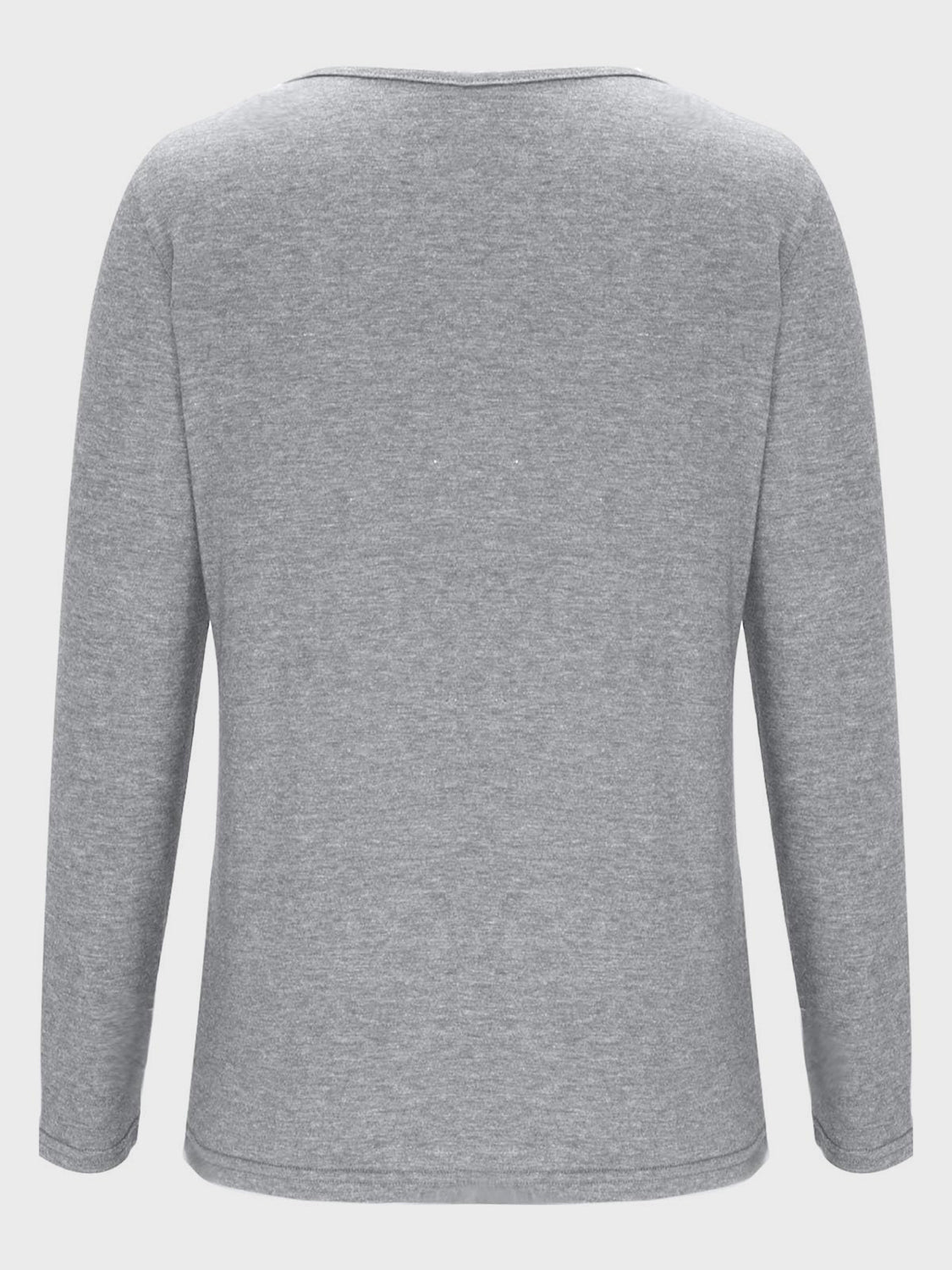 Crisscross V Neck Long Sleeve T-Shirt for Women - Soft Stretchy Casual Top - Perfect for Work, Date Night & Everyday Wear