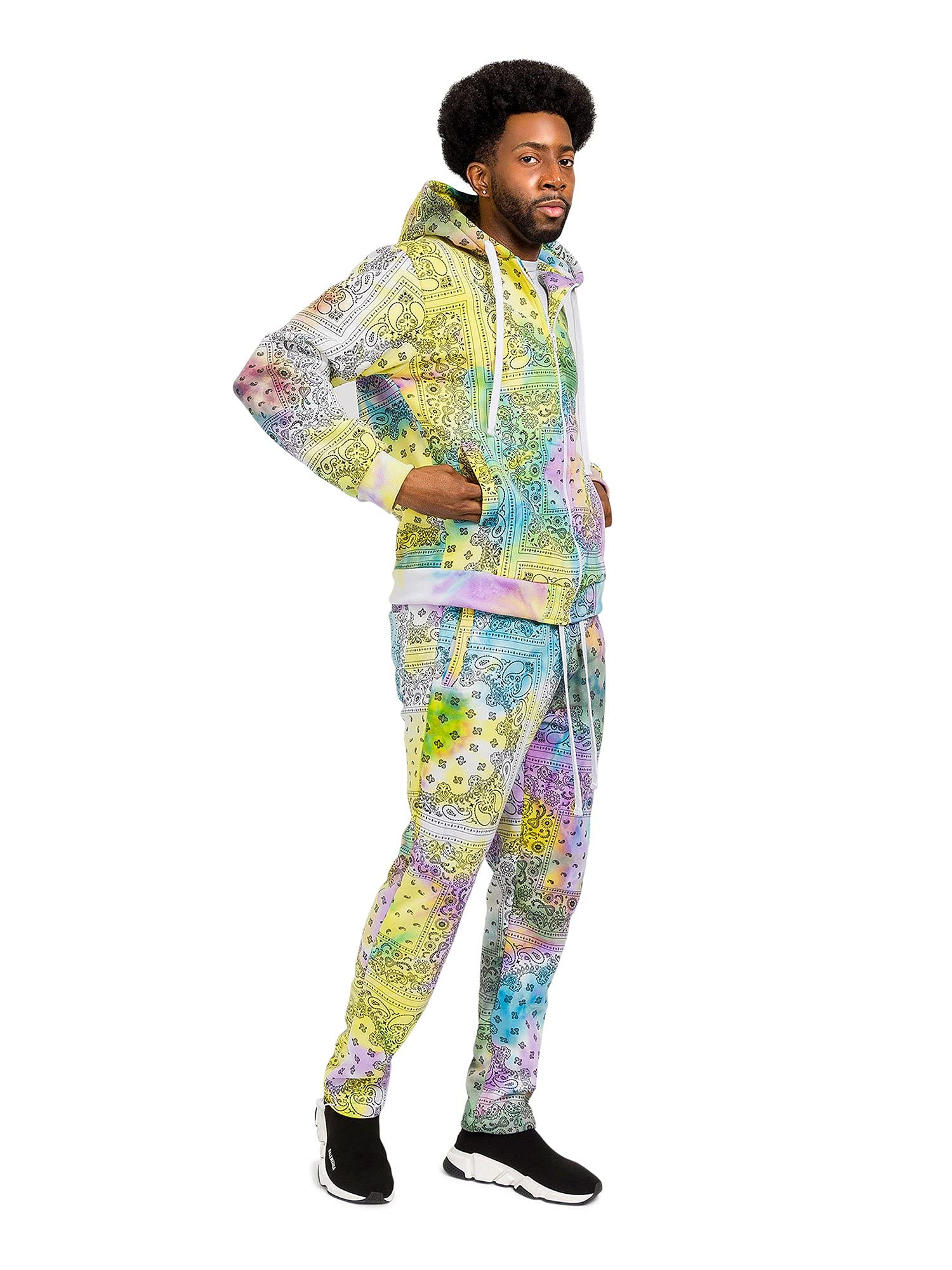 G-Style USA Men's Fleece Tracksuit Set - Winter Warm Zipper Jacket & Jogger Sweatpants for Gym, Running, and Casual Wear