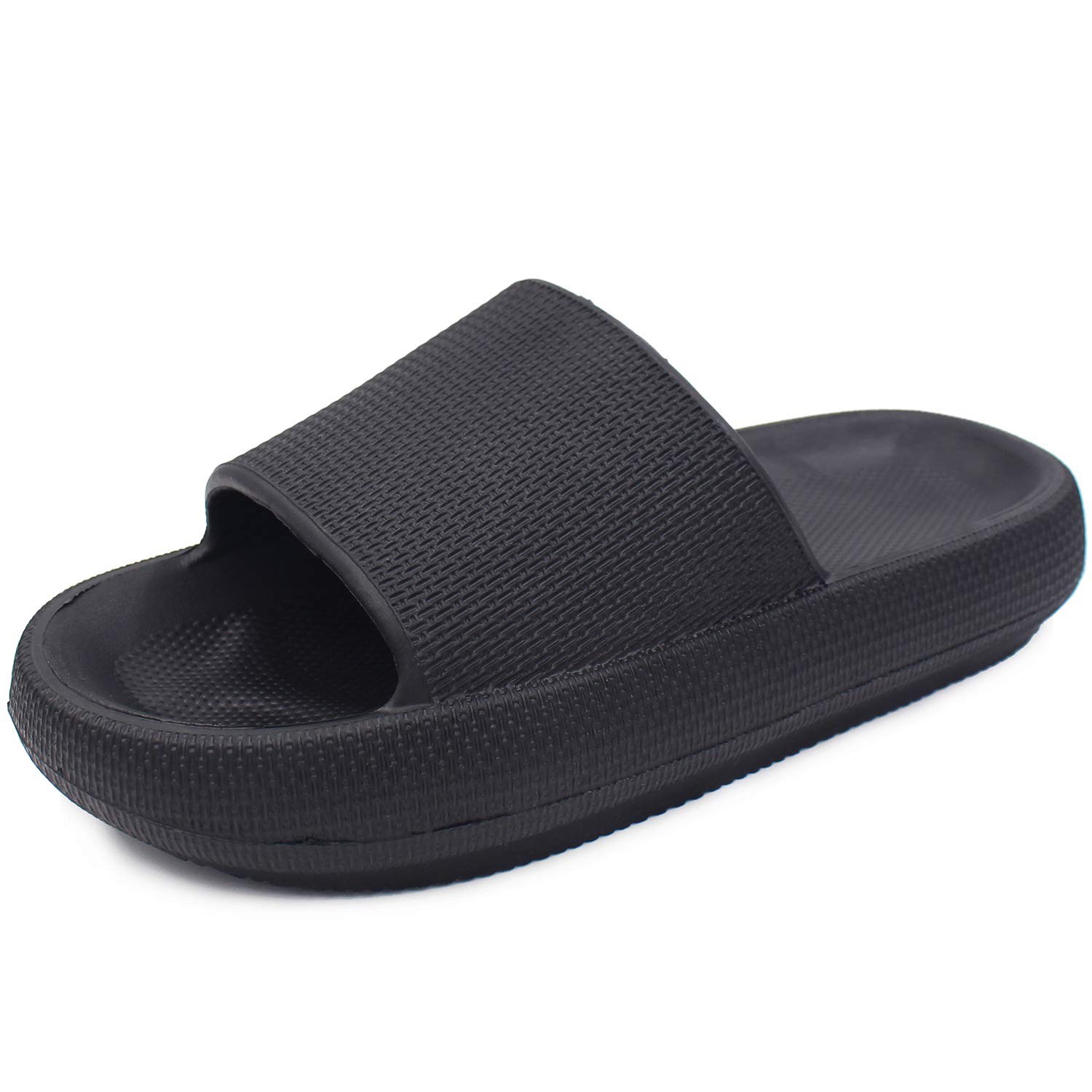 Non-Slip Shower Slippers for Women & Men - Soft Thick Sole Bathroom Sandals, Open Toe House Slippers for Beach, Pool & Indoor Use