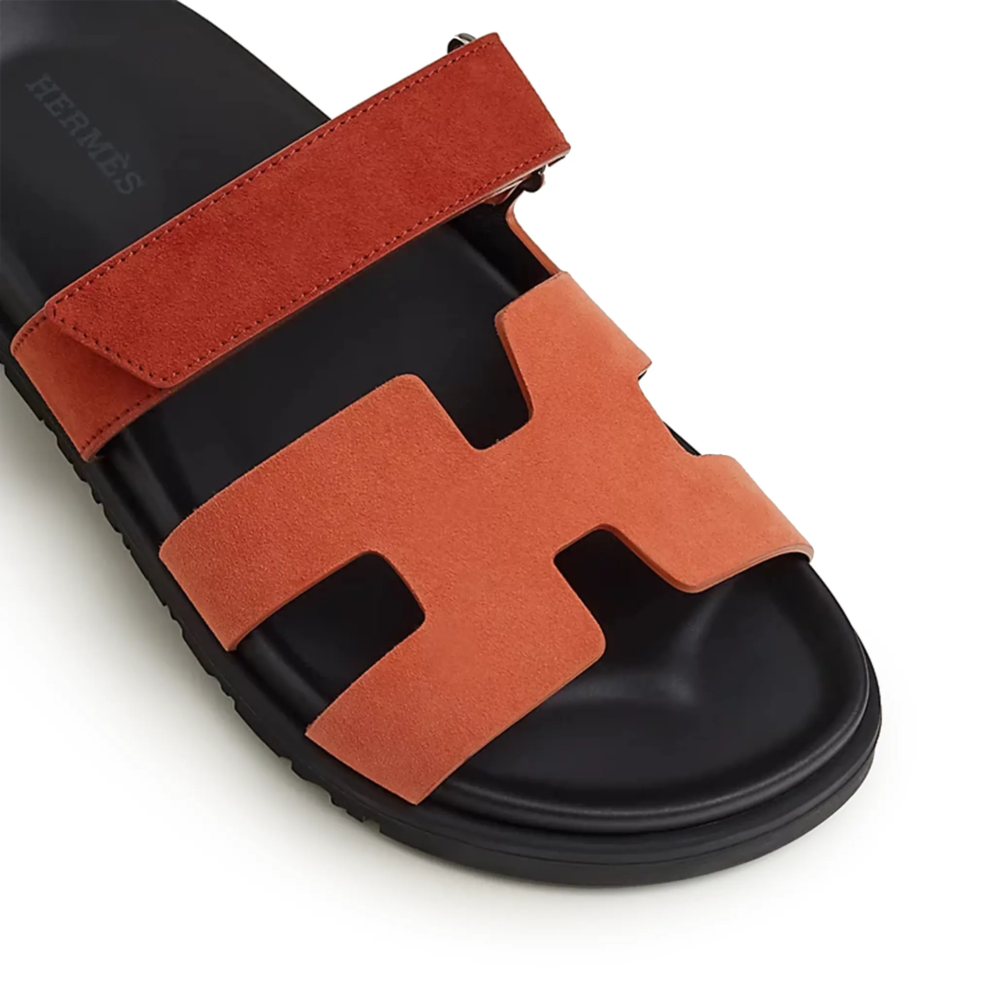 Hermès Paris Chypre Calfskin Brown Sandals for Women - Luxury Leather Summer Slides - Perfect for Beach, Vacation & Casual Outings