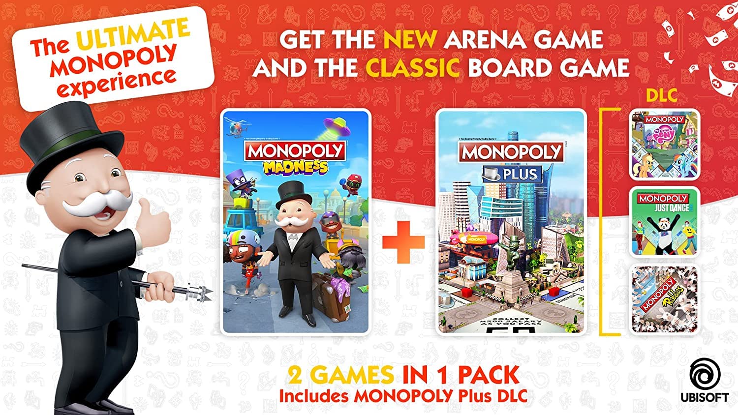 Monopoly Plus & Monopoly Madness Bundle - Digital Download Game Code for Xbox One & Xbox Series X|S - Family Board Game Night & Online Multiplayer Fun