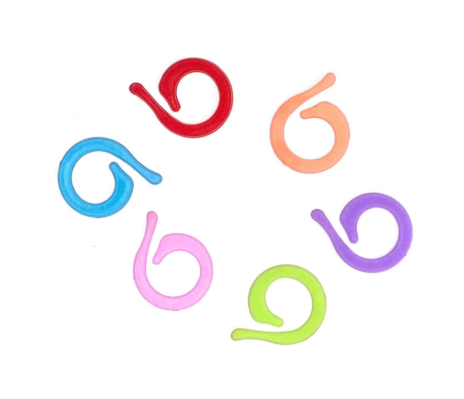 Lykke 6-Piece Birchwood Crochet Hook Set with Stitch Markers - Ergonomic Knitting Needles for Yarn Crafts | Perfect for Crocheting, Amigurumi, and DIY Handmade Projects (Umber)