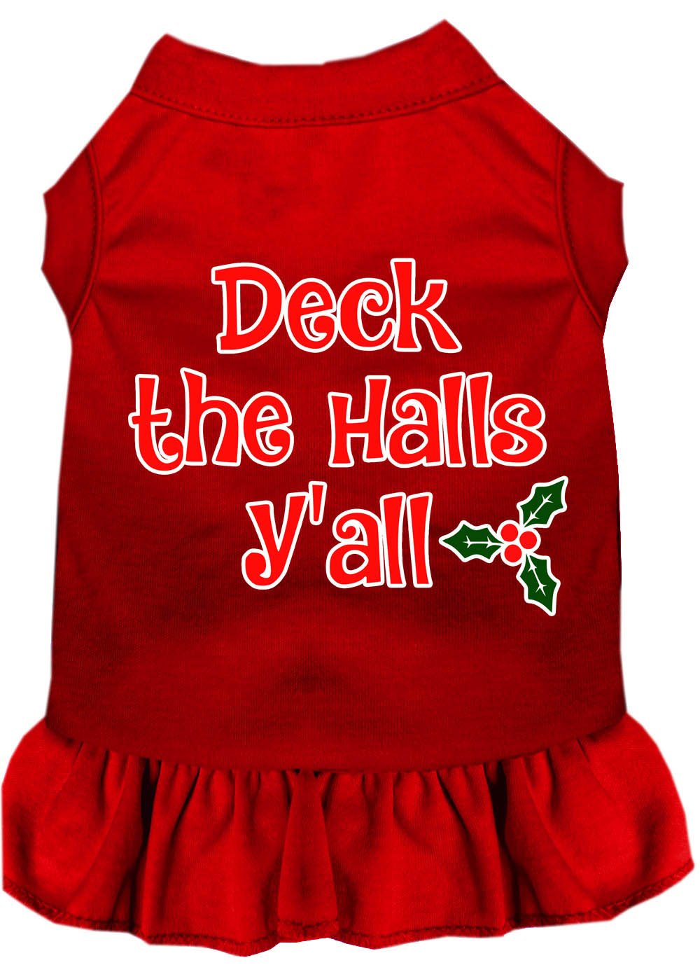 Deck the Halls Y'all Dress in Many Colors - Stylish & Vibrant Holiday Outfit for Christmas Parties & Festive Gatherings