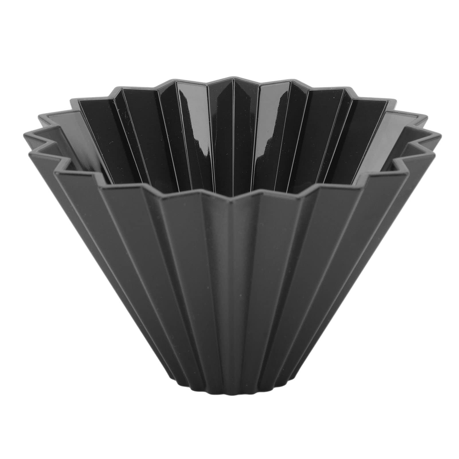 Premium Hand Coffee Filter Cup - Durable Resin Coffee Strainer for Pour Over & Drip Brewing - Easy to Use for Home, Office & Coffee Shops (Black)