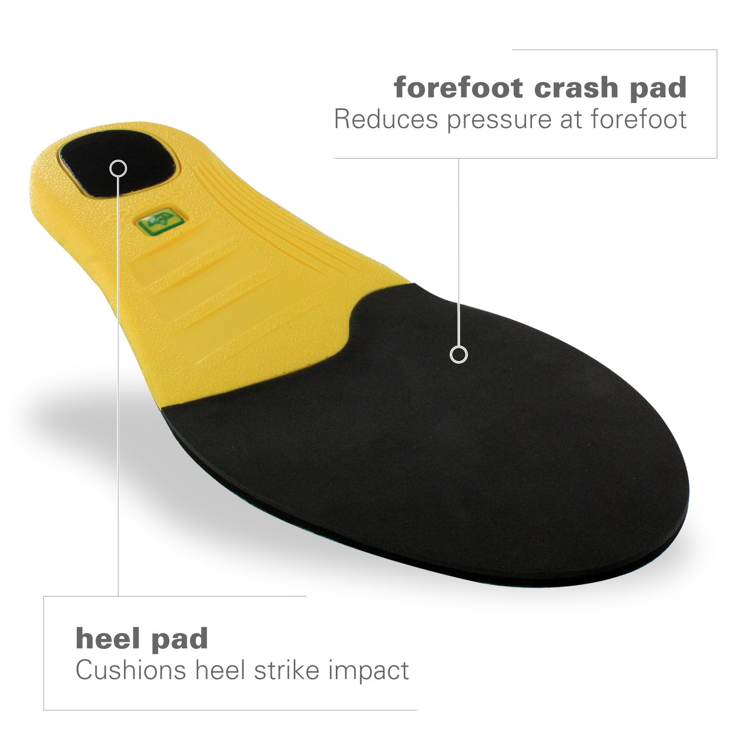 Spenco Polysorb Cross Trainer Arch Support Shoe Insoles for Women - Cushioned Athletic Orthotic Inserts (US Size 5-6.5) | Perfect for Running, Walking & High-Impact Sports