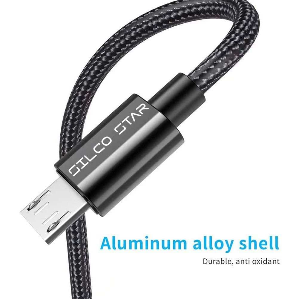 Silco 5in Micro USB to USB Female OTG Host Adapter Cable - Compatible with Samsung Galaxy J3 (2017), Z4, J7 Max & J7 Pro - Perfect for Data Transfer, Charging & Connecting Peripherals on The Go