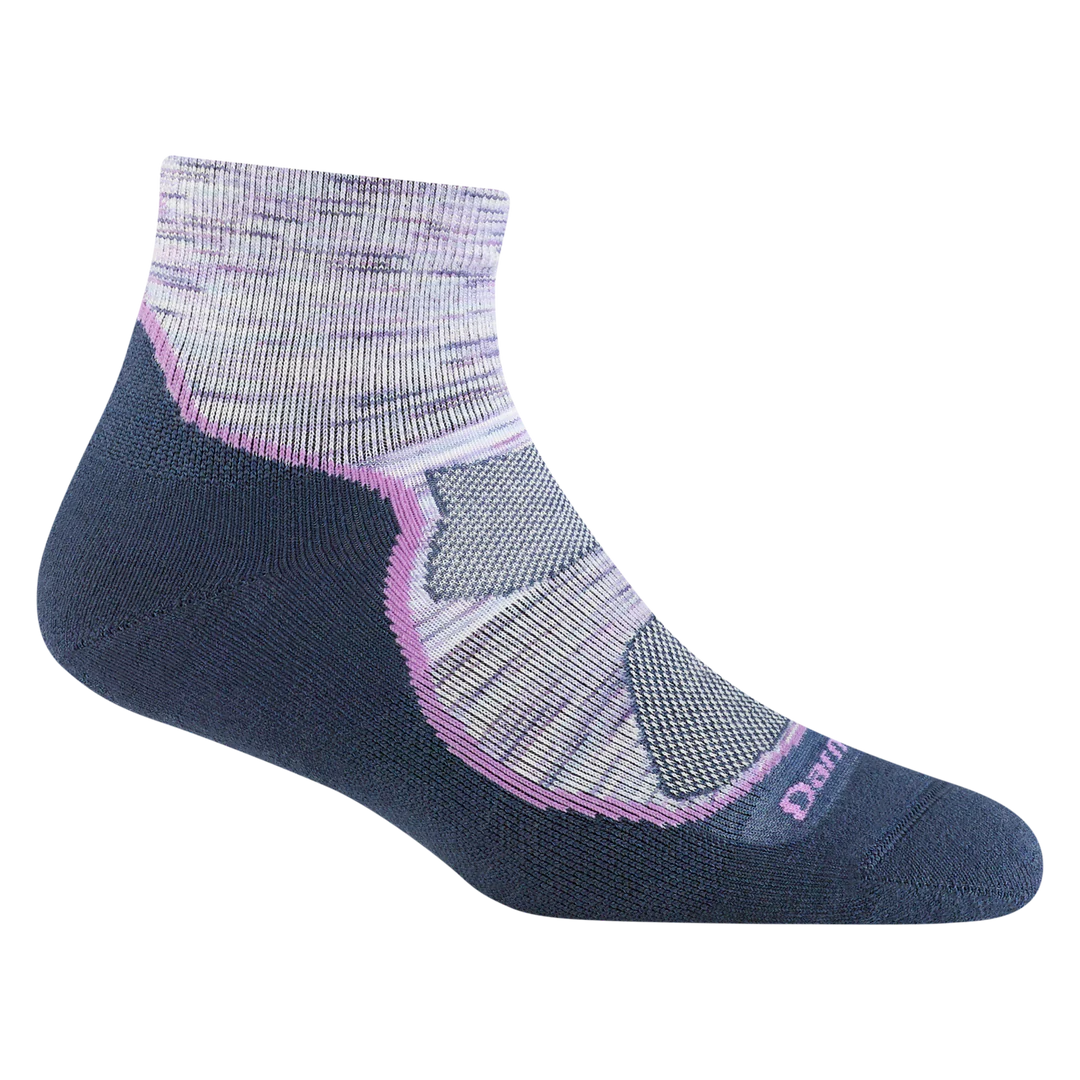 Darn Tough 1987 Light Hiker Quarter Lightweight Cushioned Socks for Women - Perfect for Hiking, Walking & Outdoor Adventures