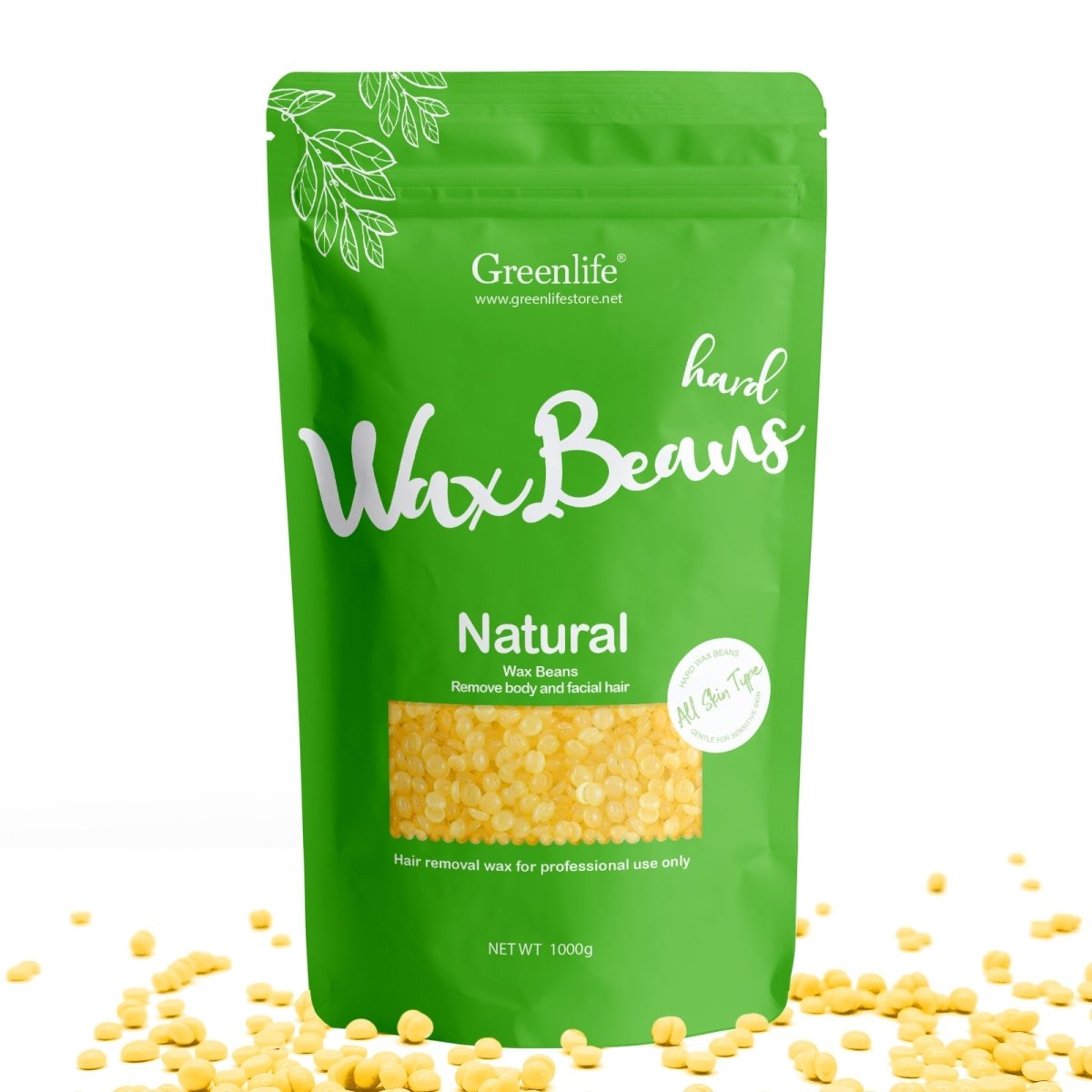 Premium Hard Wax Beans for Hair Removal - Smooth & Painless Brazilian Bikini Waxing at Home - Ideal for Face, Legs, Arms & Sensitive Skin Care