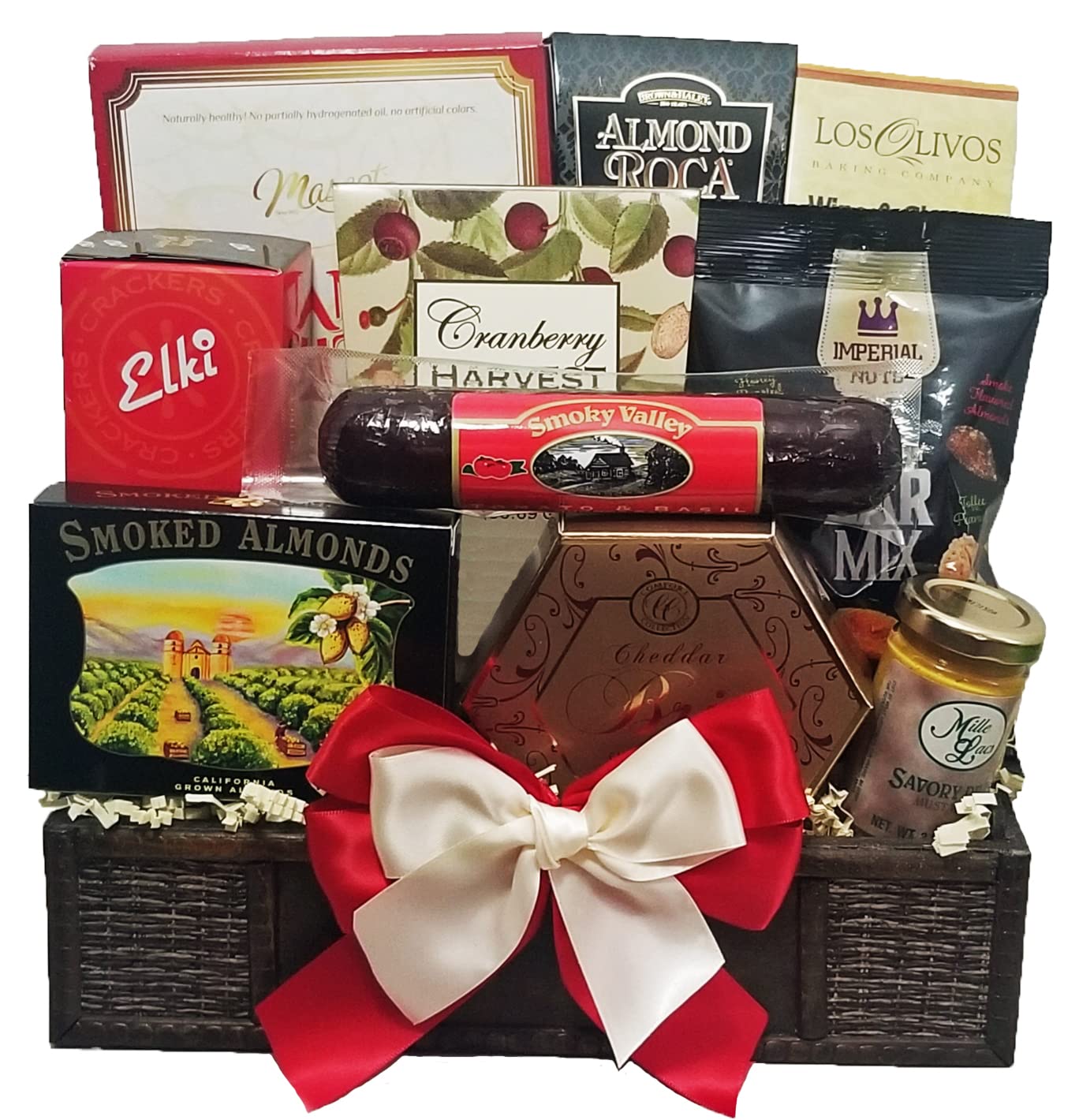 Delight Expressions® Premium Gourmet Gift Basket - Perfect for Father's Day, Birthday & Get Well Gifts | Luxury Snack Box with Assorted Treats | Ideal for Corporate Gifts, Holiday Presents & Special Occasions