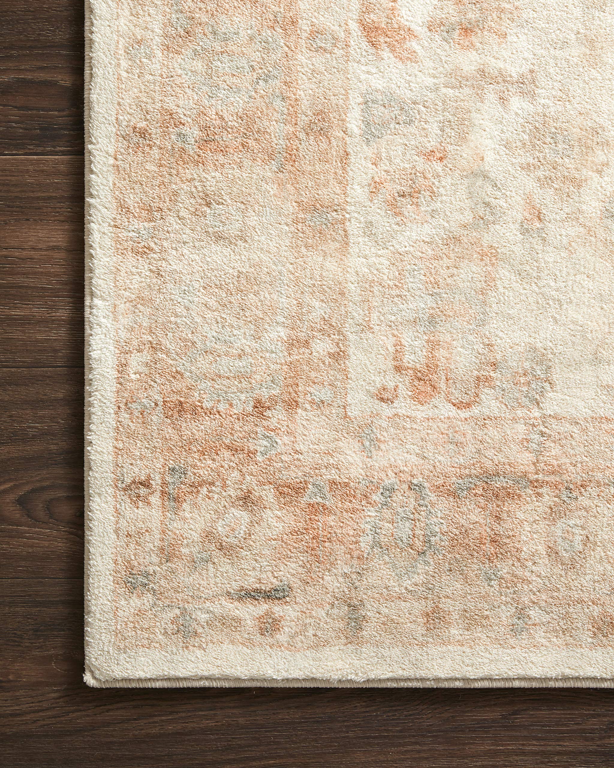 Loloi II Rosette Ivory/Terracotta 2'2