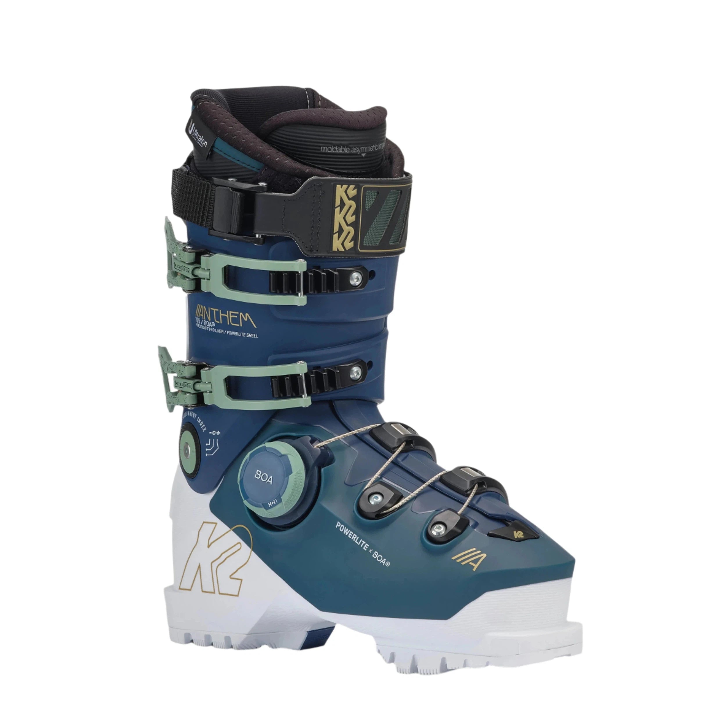 K2 Anthem 105 BOA Ski Boots 2025 - Women's/Men's High-Performance Ski Boots for All-Mountain Skiing | Perfect for Alpine Skiing, Freeride & Resort Use