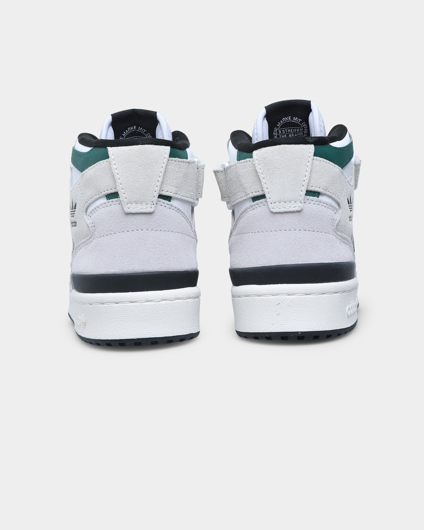 Adidas Women's Forum Mid Sneakers - White/Core Black/Collegiate Green Athletic Shoes for Running, Gym & Casual Wear