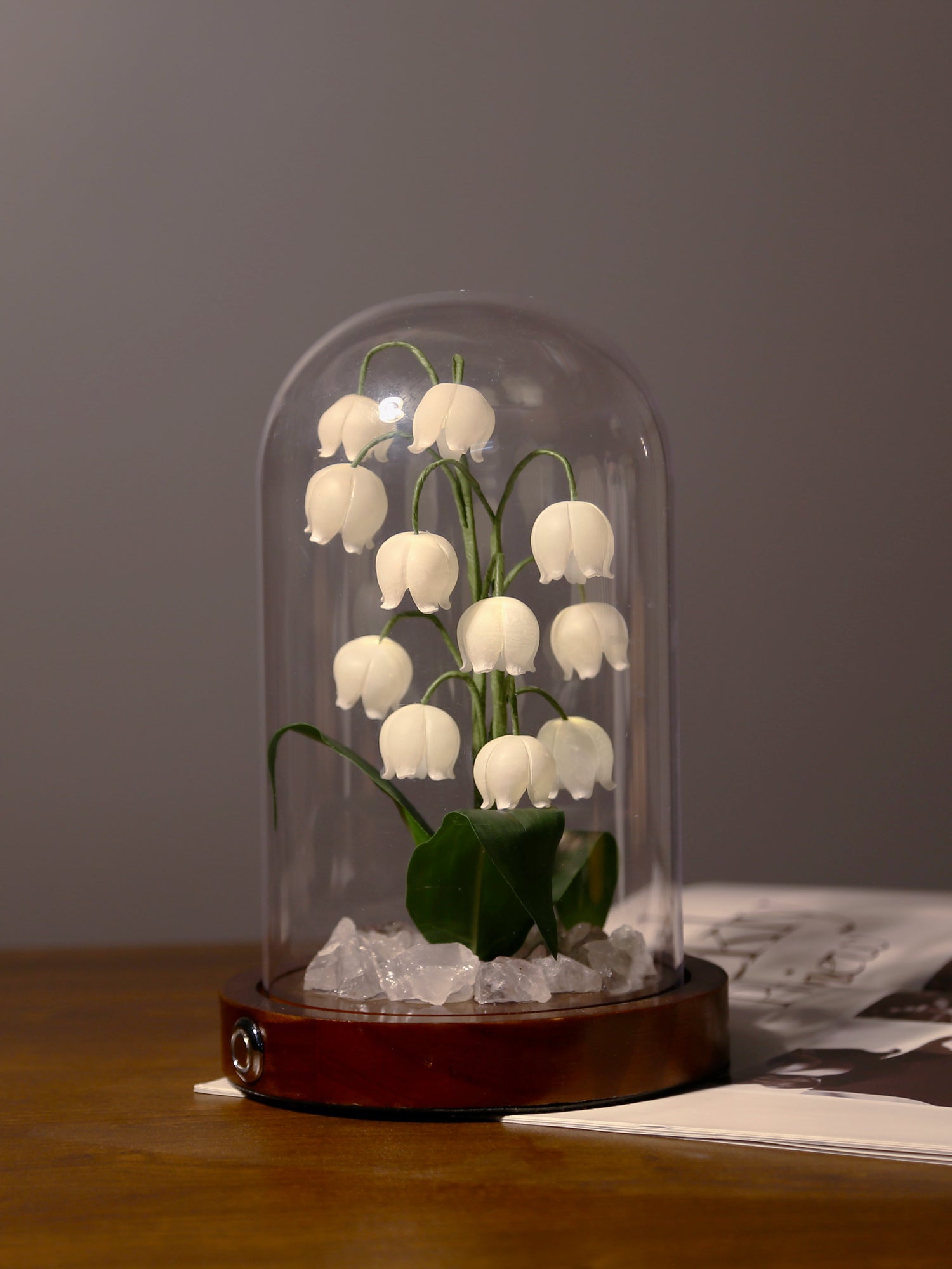 Bell Orchid Warm Night Light - Soft Glow LED Bedside Lamp for Nursery, Kids Room, and Relaxation | Perfect for Nighttime Feeding, Reading & Creating a Cozy Atmosphere