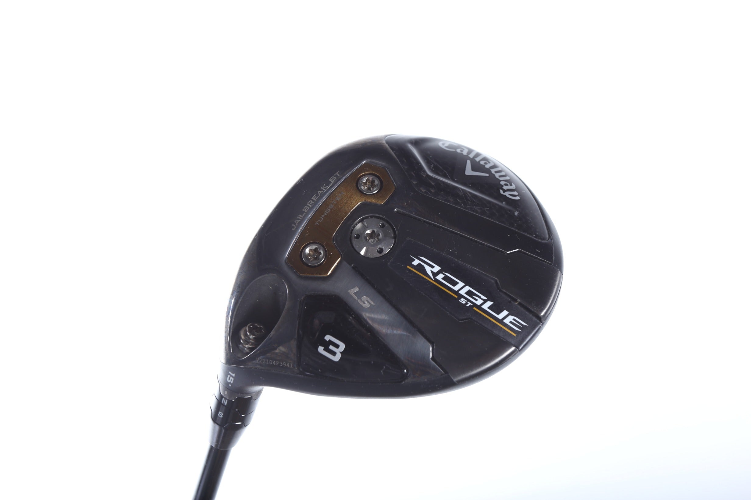 Callaway Rogue ST LS 3 Wood Left Handed 15° Stiff Flex Golf Club - Premium Used Fairway Wood for Long Distance Shots | Perfect for Left-Handed Golfers on Fairways and Tee Shots