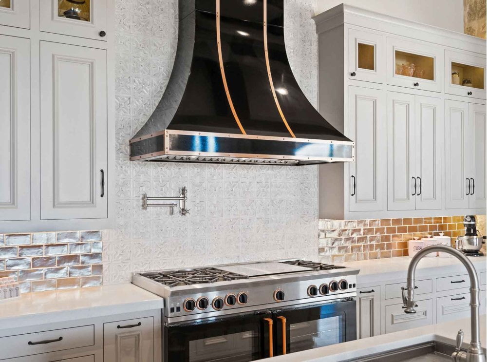 Bluestar SC048MLPLT 48-Inch Sahara Curved Sides Range Hood - Stainless Steel Kitchen Vent Hood for Gas Stove, Island Mount, Powerful Exhaust Fan - Perfect for Modern Home Cooking & BBQ Outdoor Kitchen