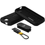 CAT S31 Rugged Hybrid Case with Belt Clip - Heavy Duty Protection for Outdoor, Construction & Industrial Use
