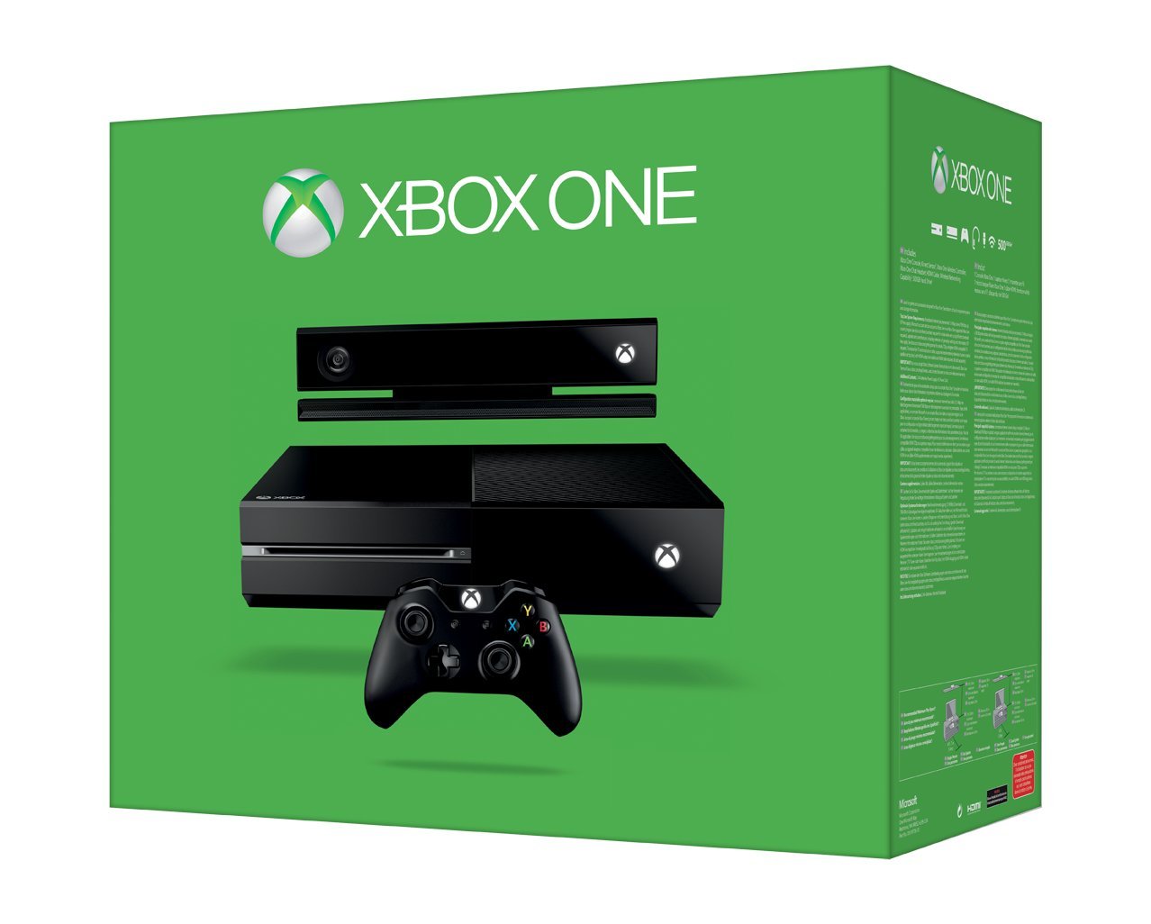 Microsoft Xbox One 500GB Gaming Console - Black | Next-Gen HD Video Game System for Home Entertainment & Online Multiplayer Gaming