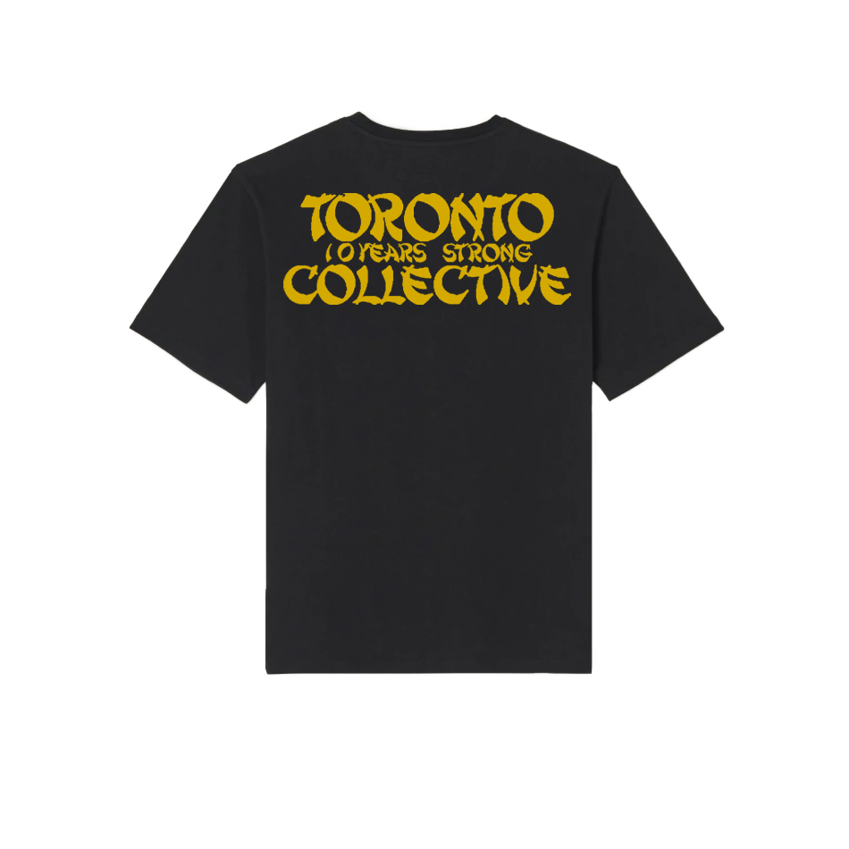 Collective Crosshairs 10 Year Anniversary T-Shirt - Yellow | Vintage Graphic Tee for Men & Women | Perfect for Casual Wear, Parties & Fan Merch