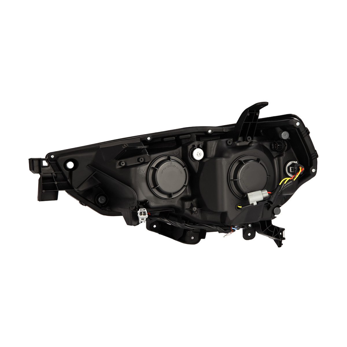 Toyota 4Runner MK II PRO Series Halogen Projector Headlights (2014-2020) - Alpha Black - Upgrade for Off-Road & Night Driving