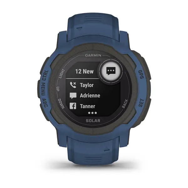 Garmin Instinct 2 Solar Smartwatch - Rugged GPS Watch with Solar Charging, Health Monitoring & Fitness Tracking | Perfect for Outdoor Adventures, Hiking & Running