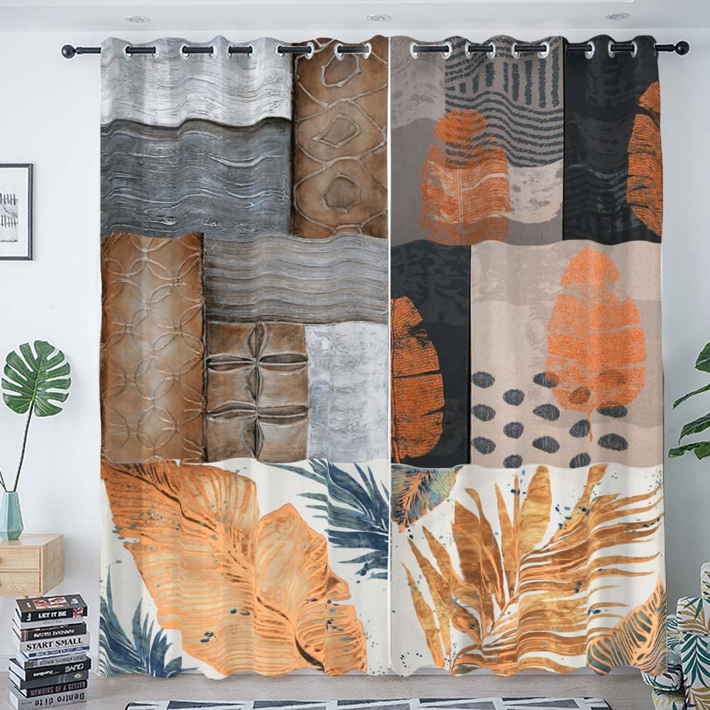 Abstract Window Valance Curtains 42x63