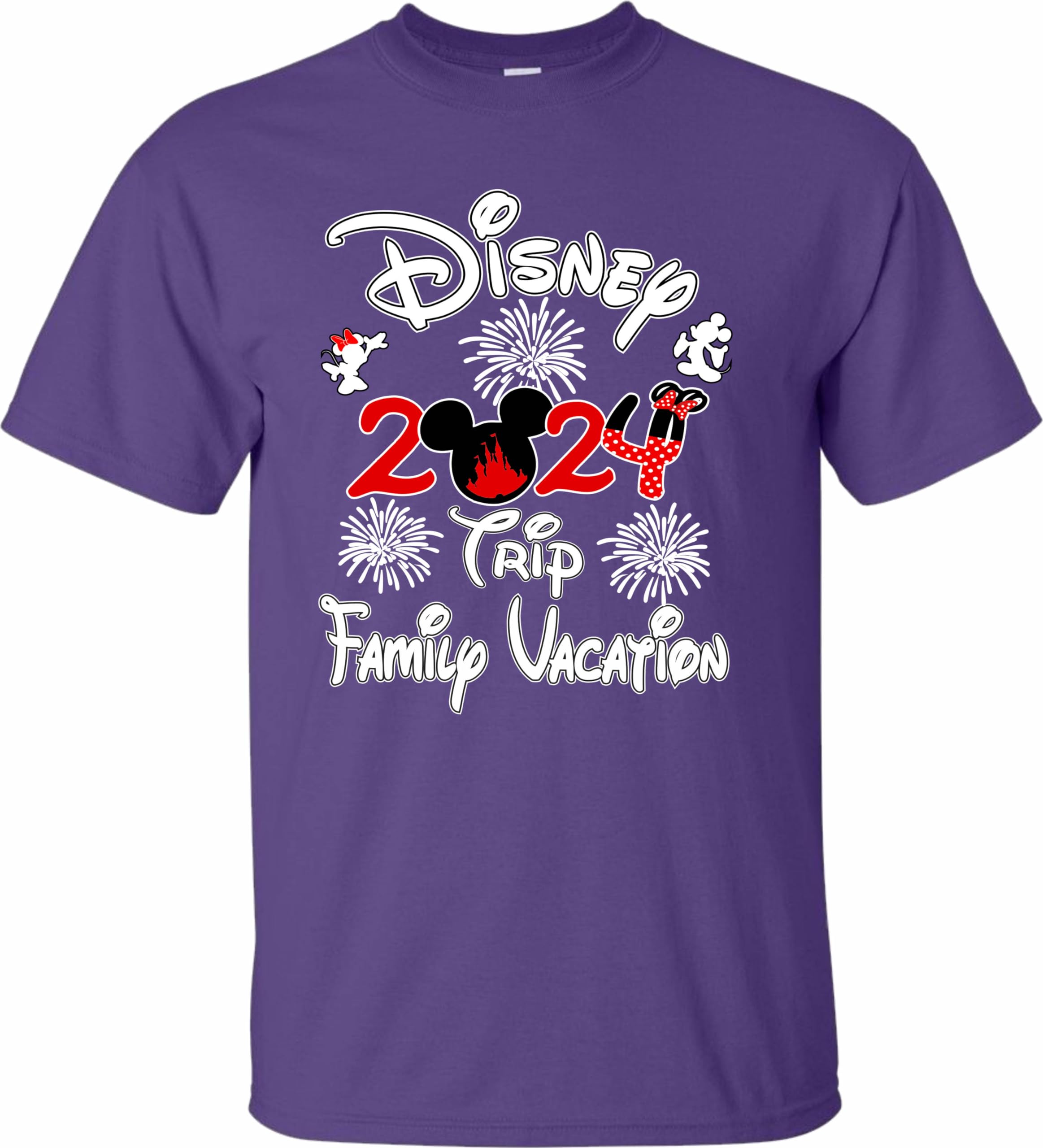 2025 Vacation Shirt | Family Trip Matching T-Shirts | Custom Personalized Outfit for Disney Trip | First Family Vacation Outfits | Perfect for Theme Parks & Travel Photos