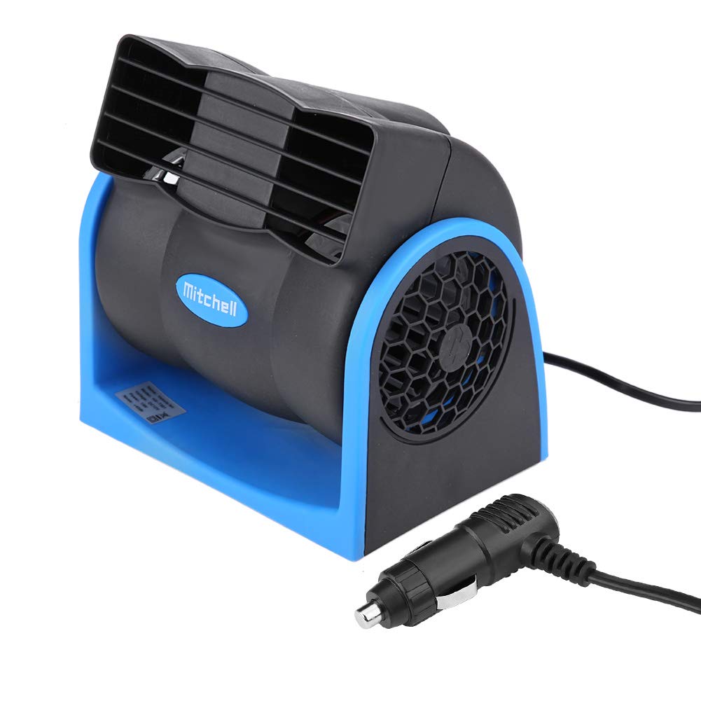 Auto Car Vehicle Air Fan Cooler - DC 12V ABS Electric Cooling Fan, Mini, Adjustable Speed, Silent Air Cooler, Universal for Cars, Trucks, and RVs