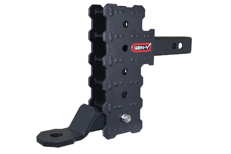 GEN Y Hitch Rebel Economy Drop Hitch with Standard Ball Mount - 2in Shank, 7in Drop - Perfect for Towing Trailers, Boats & Heavy Loads